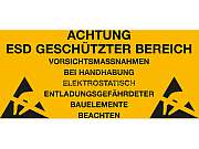 Warning label, yellow