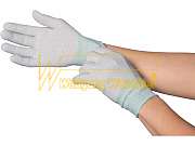 ESD-Handschuhe - Mischgewebe mit B&uuml;ndchen - 8745.AX
