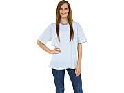 T-Shirt - V-Ausschnitt / wei&szlig;