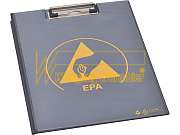 Clipboard mit Klappdeckel DIN A4 PVC IDP-STAT&reg;