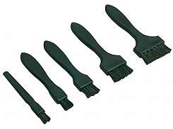 Brushes conductive natural bristles