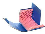 SAFESHIELD&reg; Versandschachteln, flachliegend, inkl. Schaumstoff