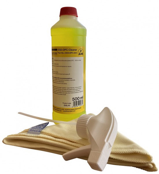 ESD-DPC-Cleaner SET (Reiniger mit Mikrofasertuch)