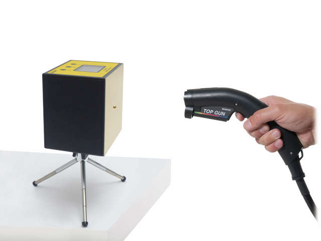 Ionizer Tester CPM54, lithium ion batteries & charger EU