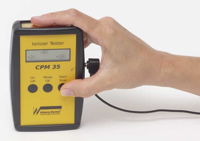 Ionizer Tester Type CPM35 for verification tests
