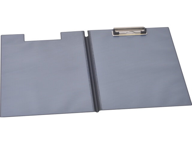 Clipboard with cover A4 PVC IDP-STAT, 245 x 315 mm, black