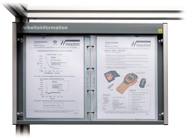 IDP-Stat® Dokumentenhüllen für Infotafeln